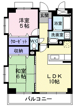 リバーサイド城南の間取り|間取図