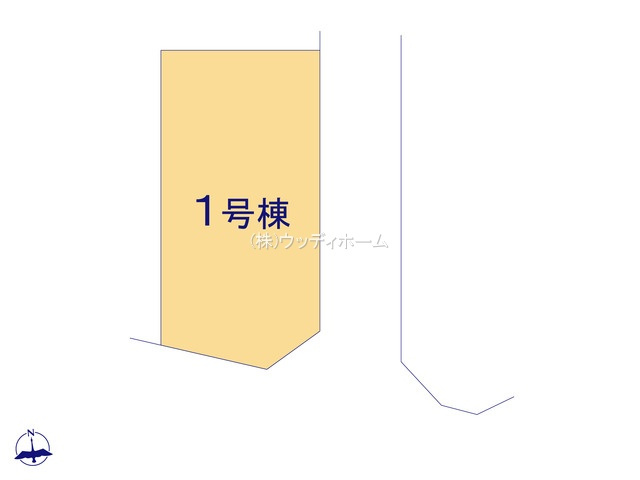 越谷市瓦曽根8期　新築一戸建ての区画図