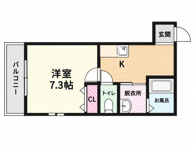 【間取り】 | フジパレス三国ヶ丘Ⅰ番館