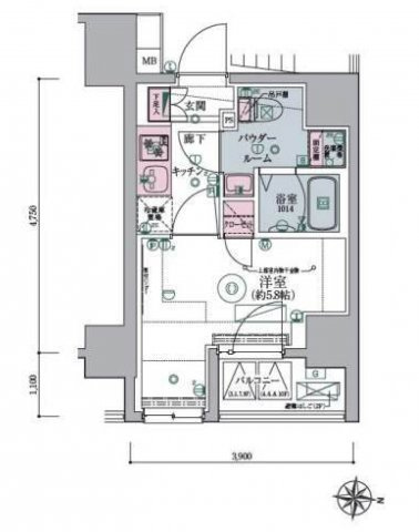 【間取り】 | リヴシティ堀切菖蒲園