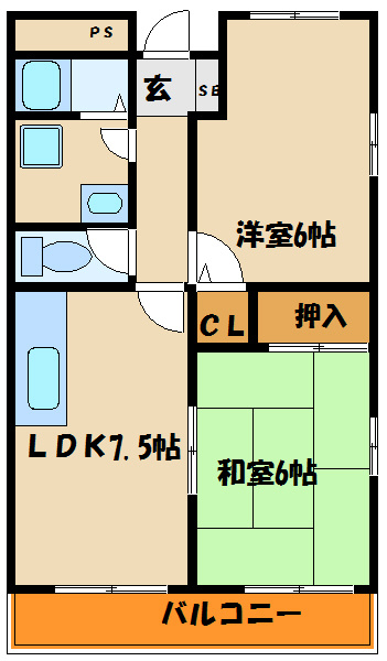 パークハイム永和の間取り
