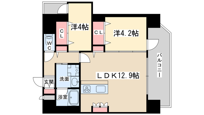 【間取り】 | スプランディッド梅田WEST