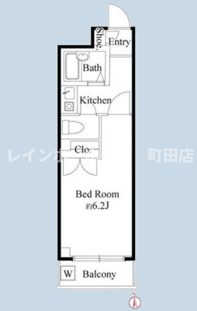 ヒルトップ生田※初期費用分割あと払いサービス利用可能物件の間取り