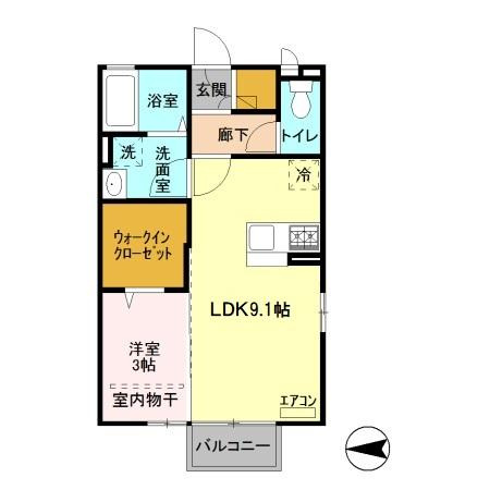 ボナールゲンキの間取り