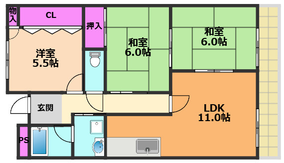デセンシアの間取り