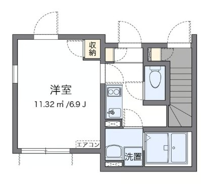 クレイノブレスボヌールの間取り