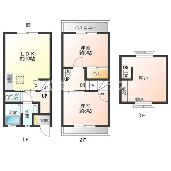 【間取り】 | ローザンヌ大宮Ｂ棟