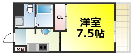 【間取り】 | エグゼ西大阪 仲介手数料無料
