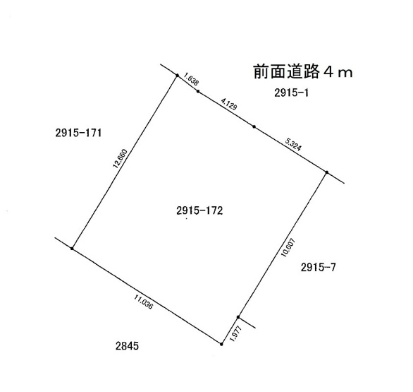 【土地図】 | 田上4丁目　売地