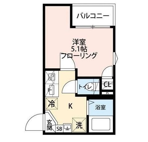 グランクオール江古田の間取り|間取りです。