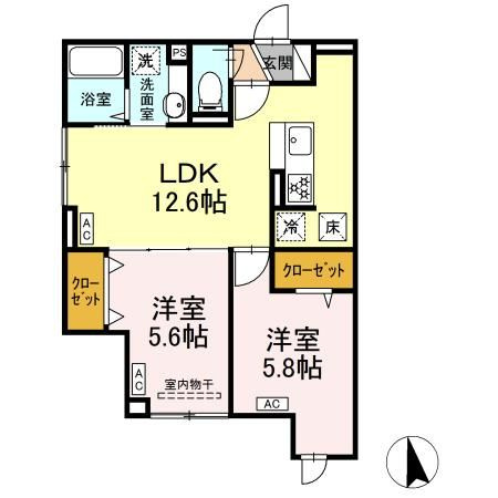 グラナーデ滝野川の間取り