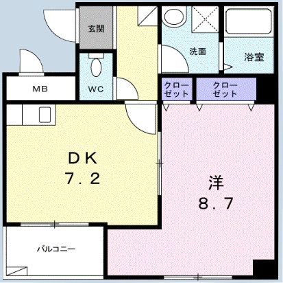 ノースハイツ藤の間取り