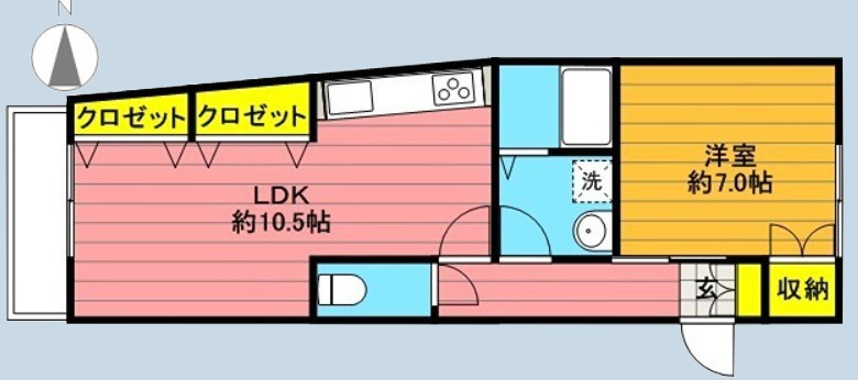 東財パステルメゾン国分寺 の間取り