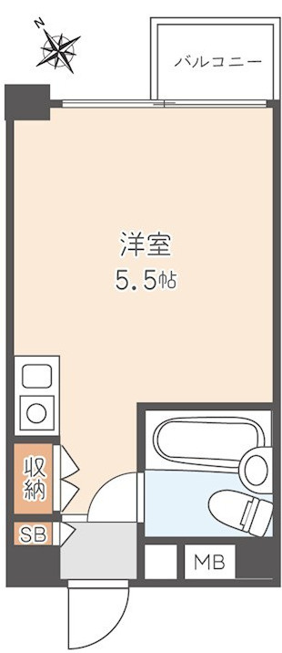 メゾンドノア聖蹟桜ヶ丘の間取り