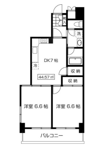 BALDO西調布の間取り
