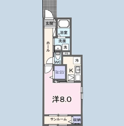 フレーズ　シュクレの間取り