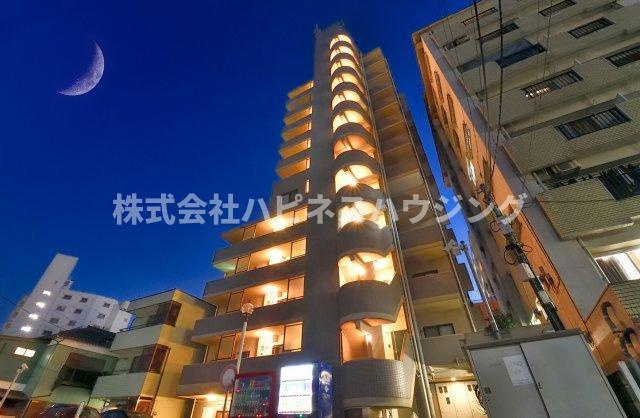  INSURANCE(インシュランス)BLDG.(ビルディング)Ⅴ(ファイブ)八柱の外観|分譲のようなタイル張りの外観