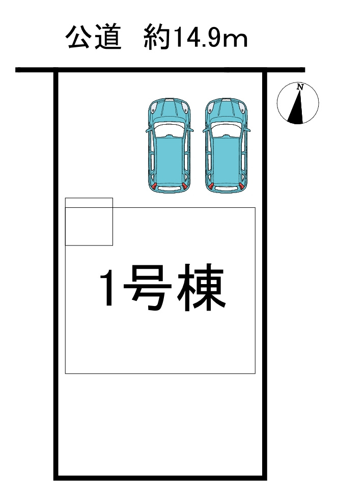 半田市東洋町3丁目　全1棟の区画図|全1区画分譲地☆