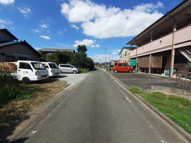 宇土市松山町の売地の地図|前面道路