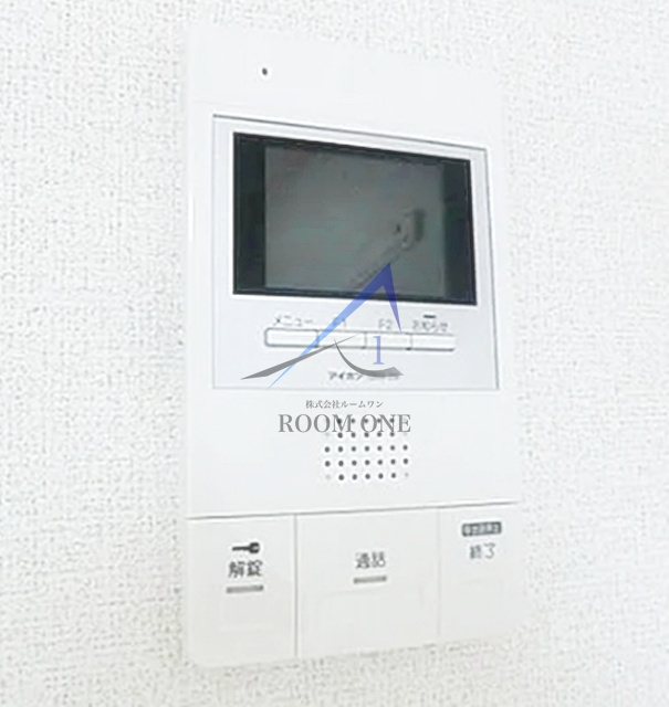 ＤＲマンションⅠのセキュリティ|モニター付きインターホンです。