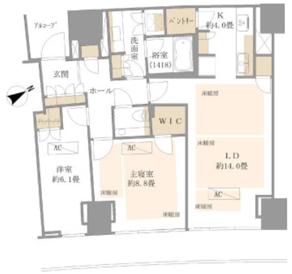 【間取り】 | パークコート青山ザ・タワー