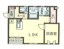 ポプラ倶楽部２３の間取り|間取りです。