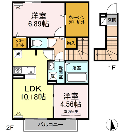 エプロン2号館の間取り