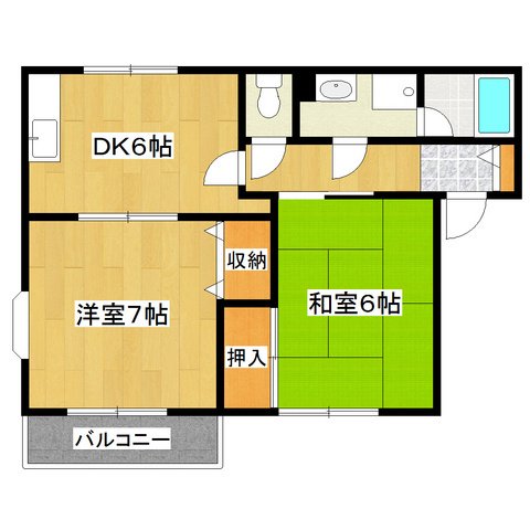 シティーホームの間取り|角部屋で３面採光！