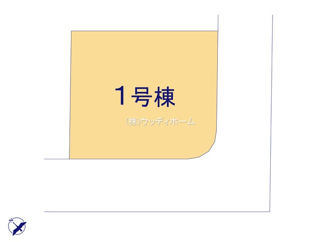 越谷市大里8期　新築一戸建ての区画図