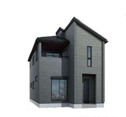 【仲介手数料無料】新築戸建　熊谷市見晴町237（全2棟）の外観パース