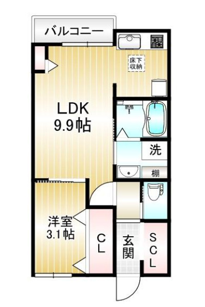 ルピナス深井東町の間取り