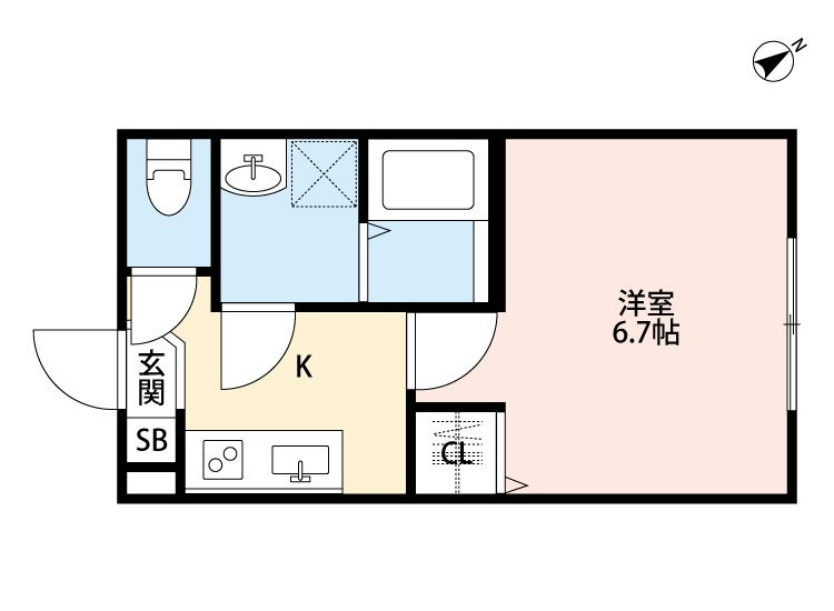 ラポルト船橋東(ラポルトフナバシヒガシ)の間取り