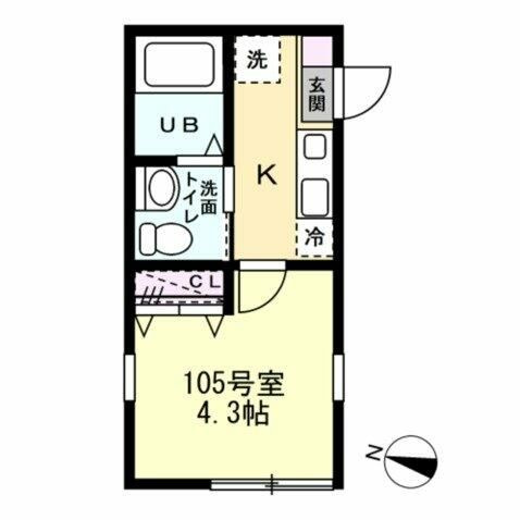 ベイルーム東白楽の間取り