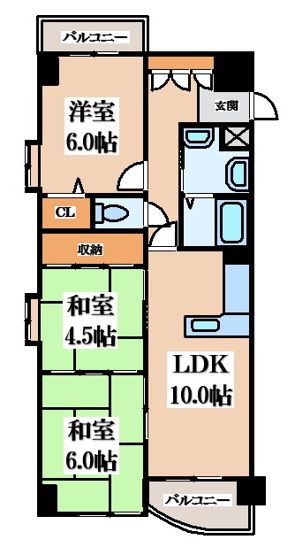 【間取り】 | リアライズ荒本