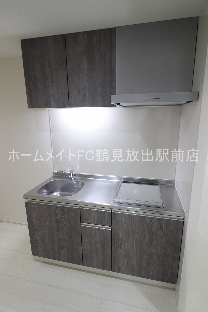 大阪市鶴見区緑１丁目のアパートのキッチン