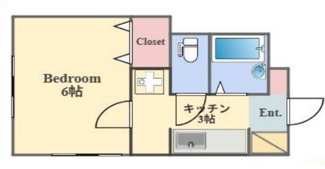 【間取り】 | コーポ豊 | 間取りです。