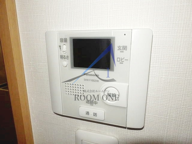 クレールオシアゲのセキュリティ|モニター付きインターホンです。