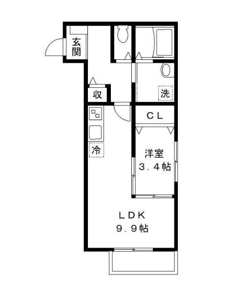 フラッツＭの間取り