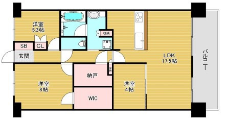 【間取り】 | カサーレ和泉中央