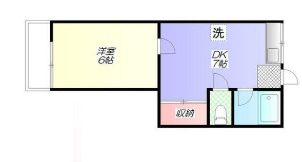 グリーンハイム浅野の間取り|間取りです。