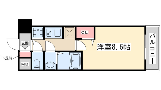 【間取り】 | エスレジデンス江坂エミネンス