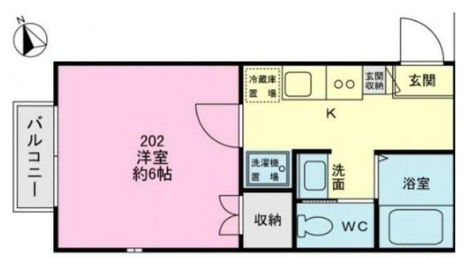 シャンテ船橋宮本A棟の間取り