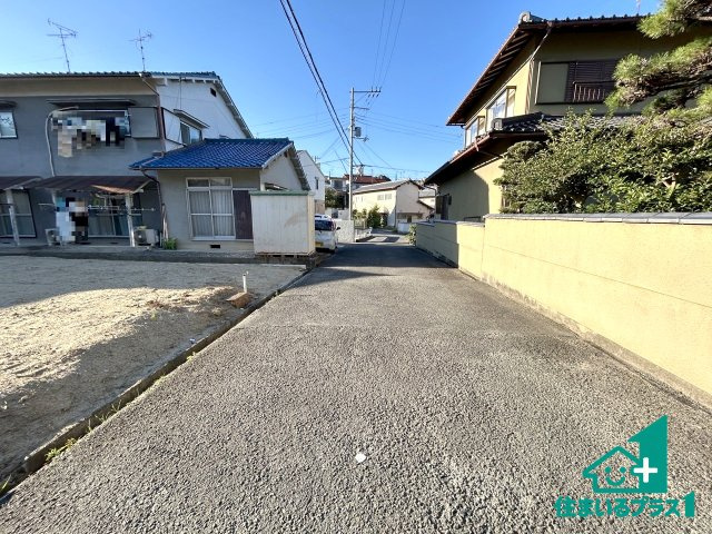 ●24(土)25(日)現地案内可能！　奈良市学園朝日元町　第5期　新築一戸建ての前面道路含む現地写真|周辺は落ち着いた街並みの住宅地！子育てがしやすい住環境です！まだ未完成ですが、現地でしかわからない事もございます。是非一度ご覧ください。