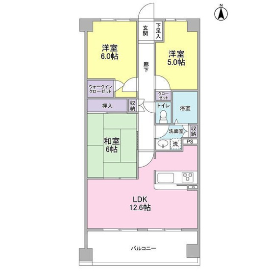 【間取り】 | ラピス南町田(ラピスミナミマチダ)