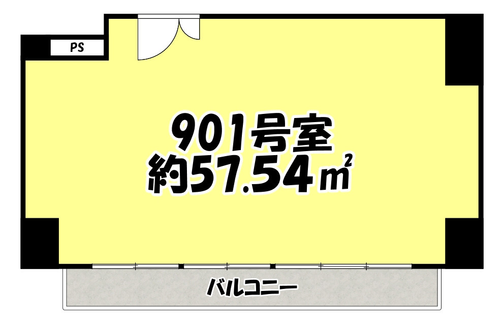 南堀江サイキビルの間取り