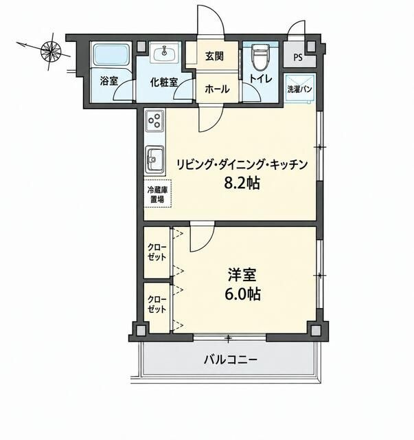 トミタハイツの間取り