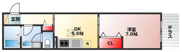 【間取り】 | ホワイトハウス鳳