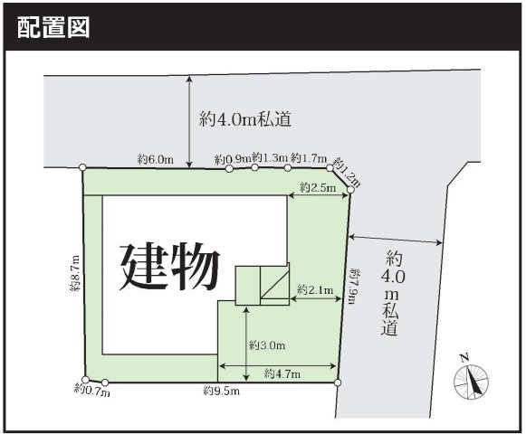 【横浜市保土ケ谷区上菅田町935-3新築戸建て】★仲介手数料無料★（上菅田笹の丘小学校・上菅田中学校）の区画図