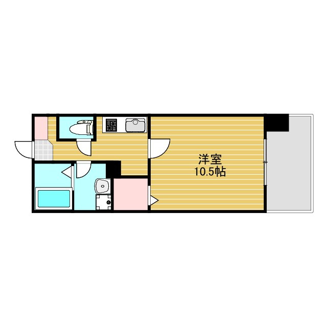 TMK江坂の間取り