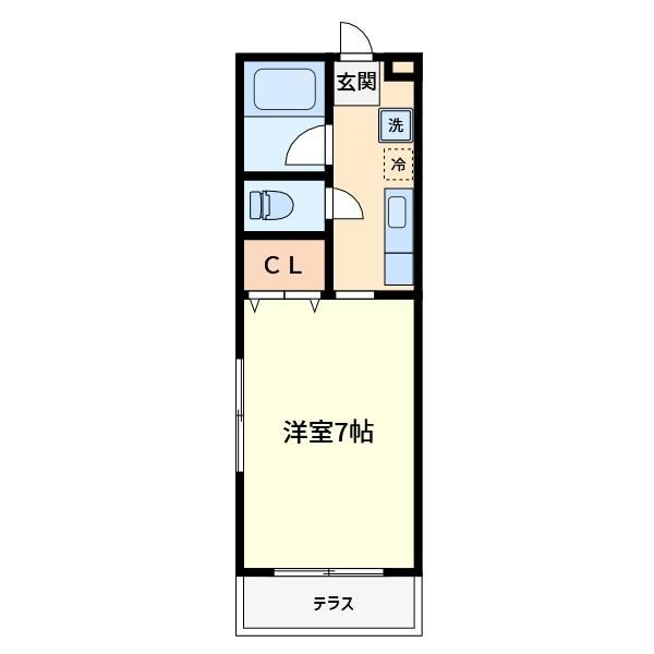 ジュネス行徳の間取り|間取りです。